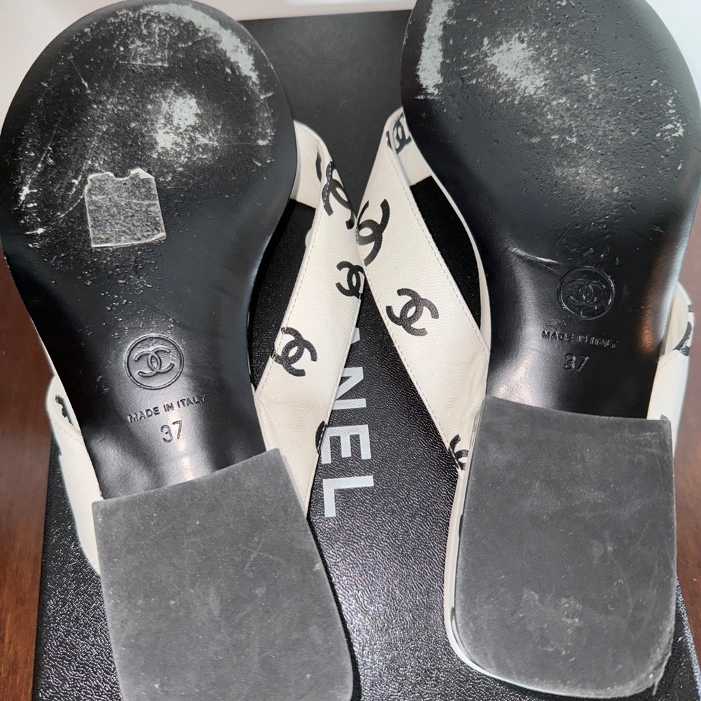 Authentic Chanel Flip Flops - image 3